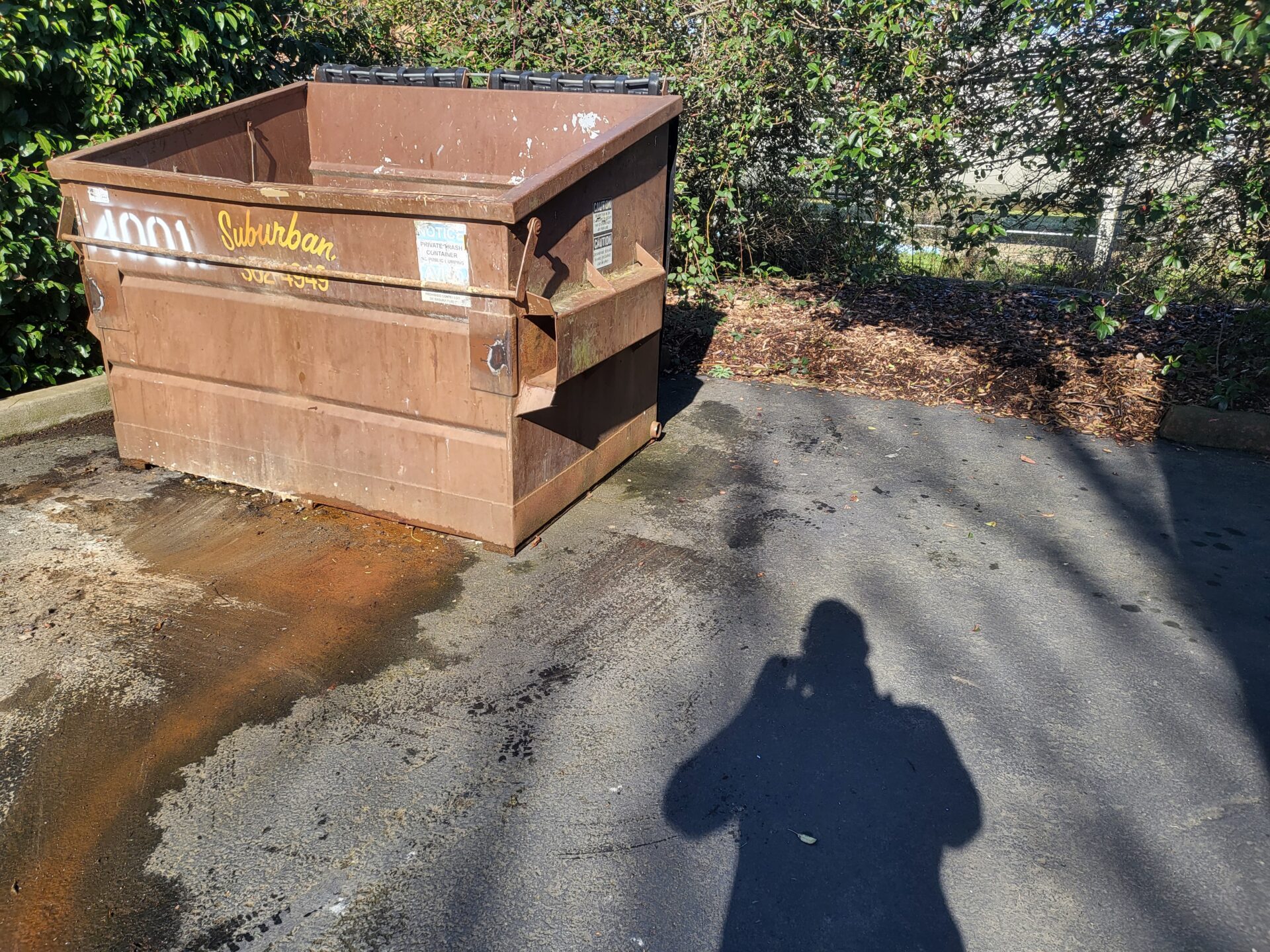 Garage with unwanted household items