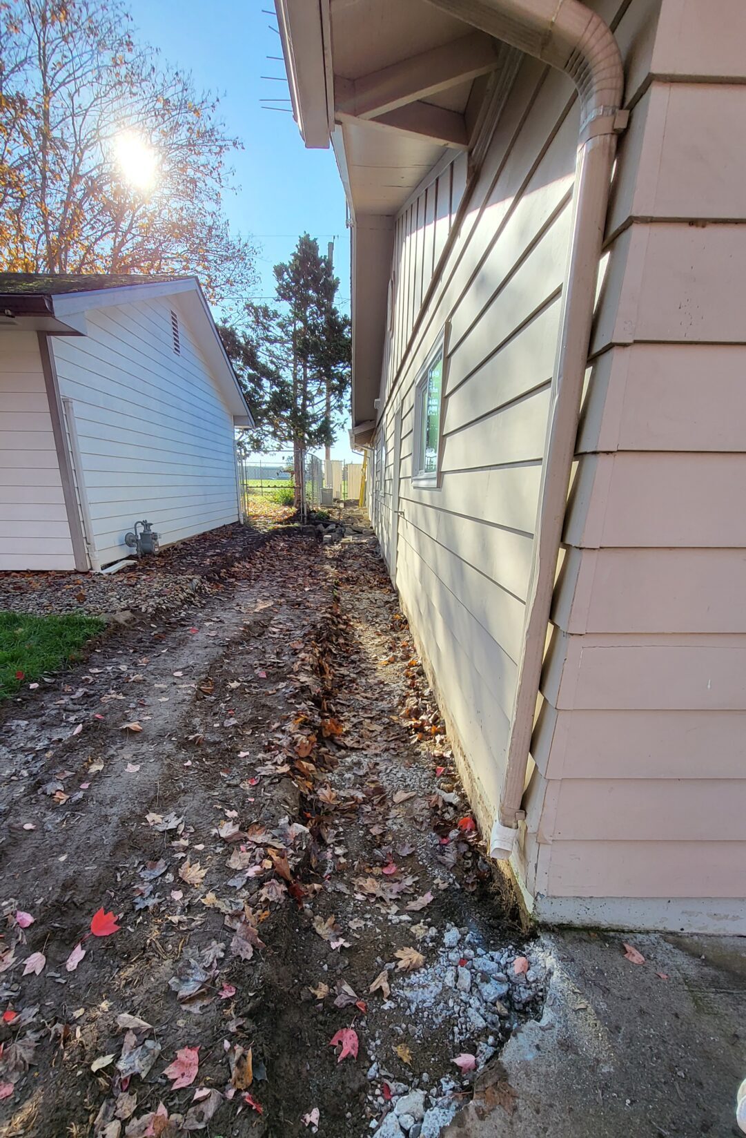 Garage with unwanted household items